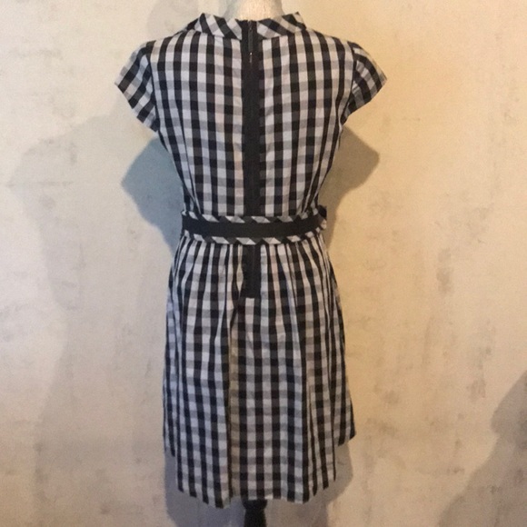 Kenzie Black/Gray Check Dress - Picture 4 of 7